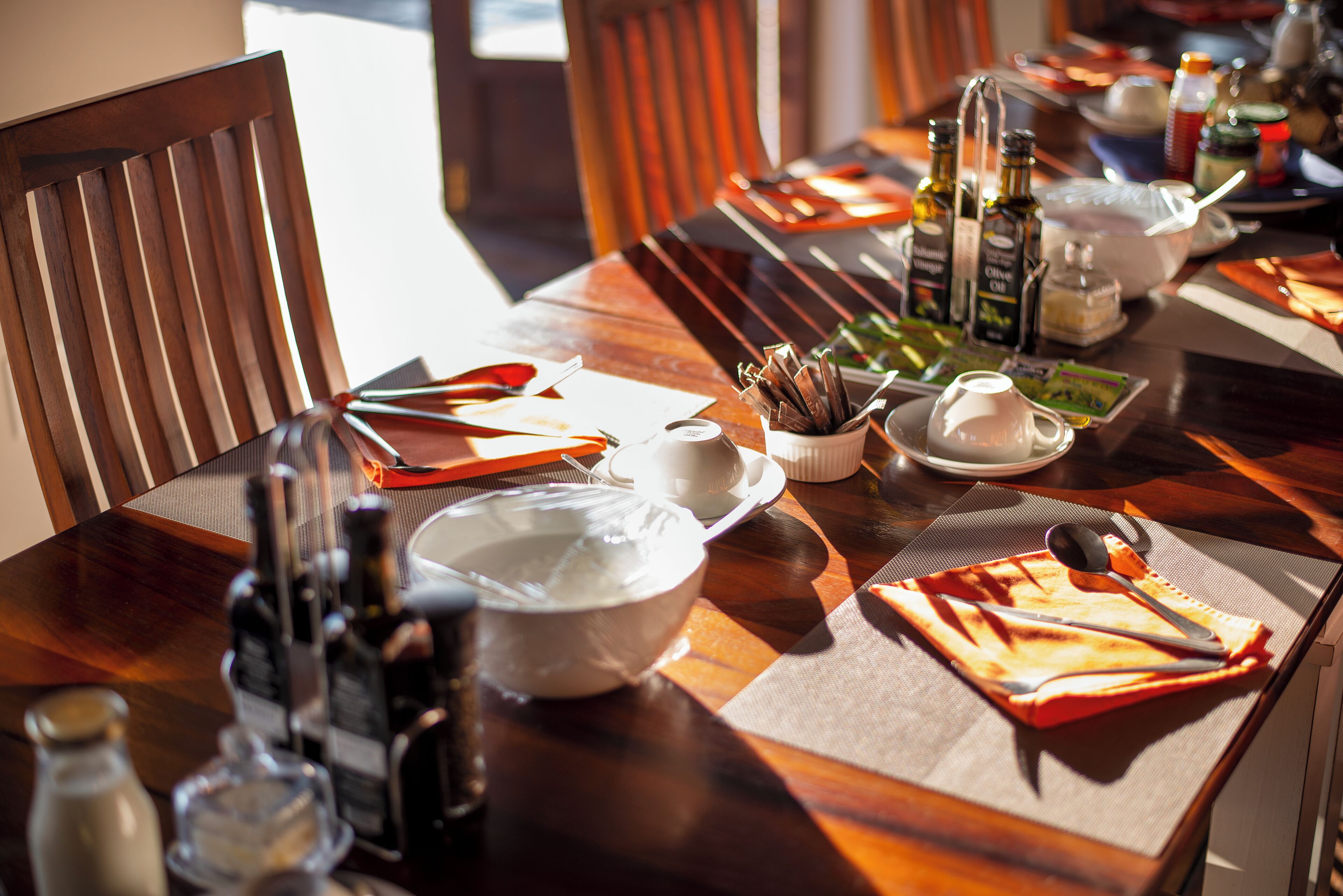 Daily buffet breakfast for a fee