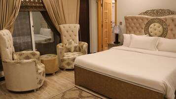 Leilighet, 2 soverom | Sengetøy i egyptisk bomull, sengetøy av topp kvalitet og minibar