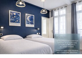 5 habitaciones, ropa de cama de alta calidad y decoración personalizada 