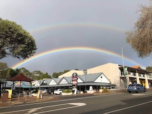 Rainbows at the town centre
