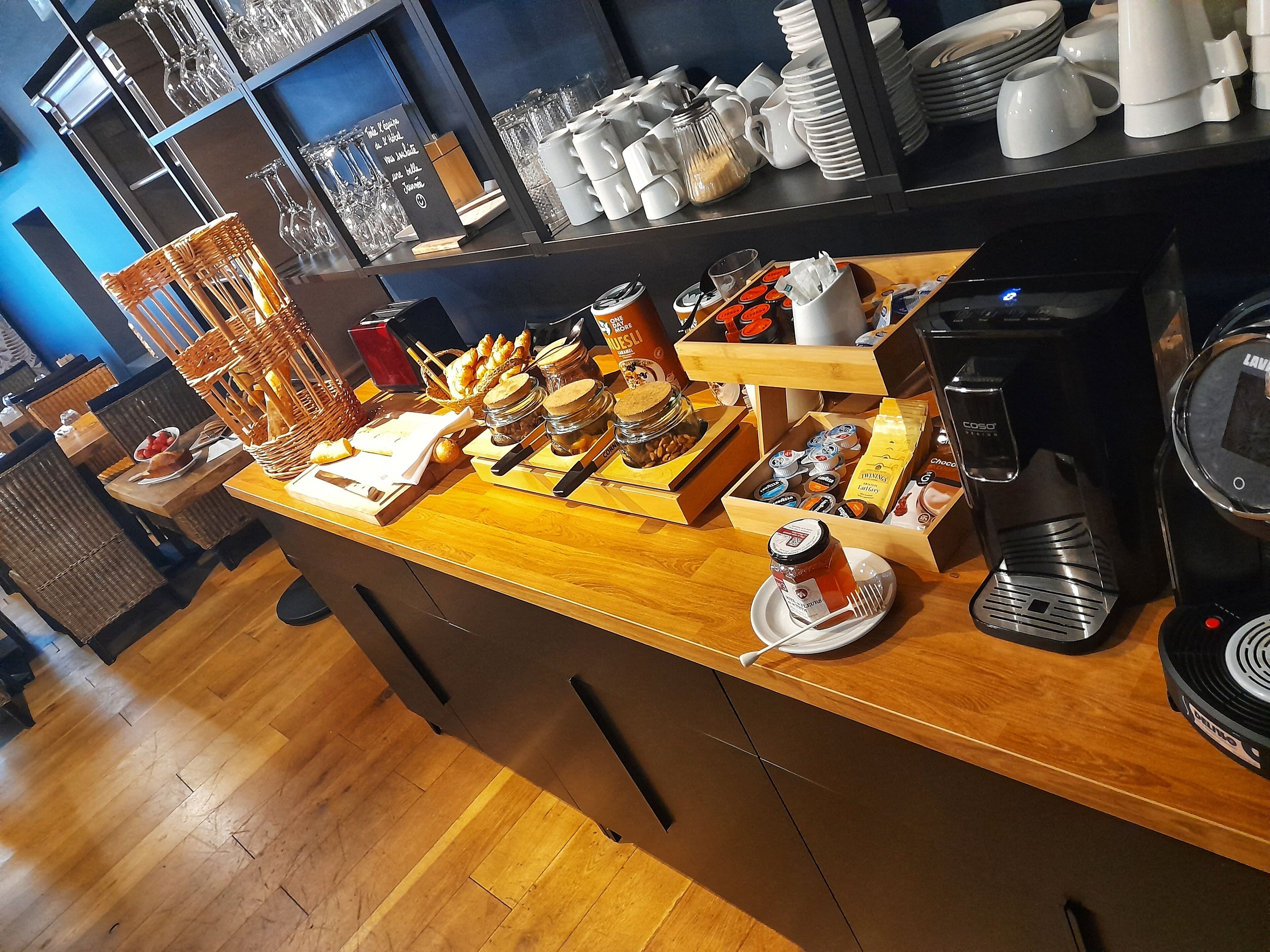 Daily buffet breakfast (EUR 10 per person)