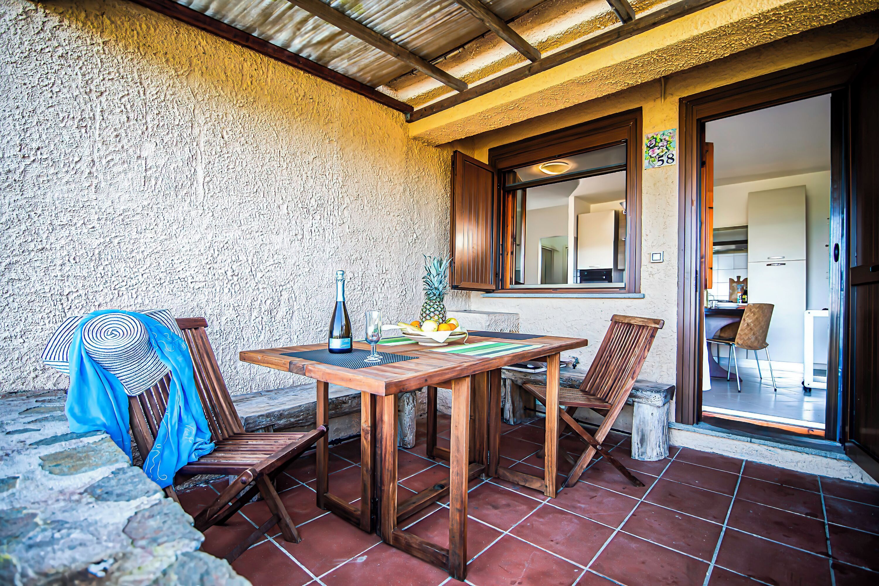 Açık havada yemek servisi