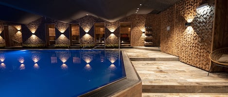 Indoor pool, seasonal outdoor pool