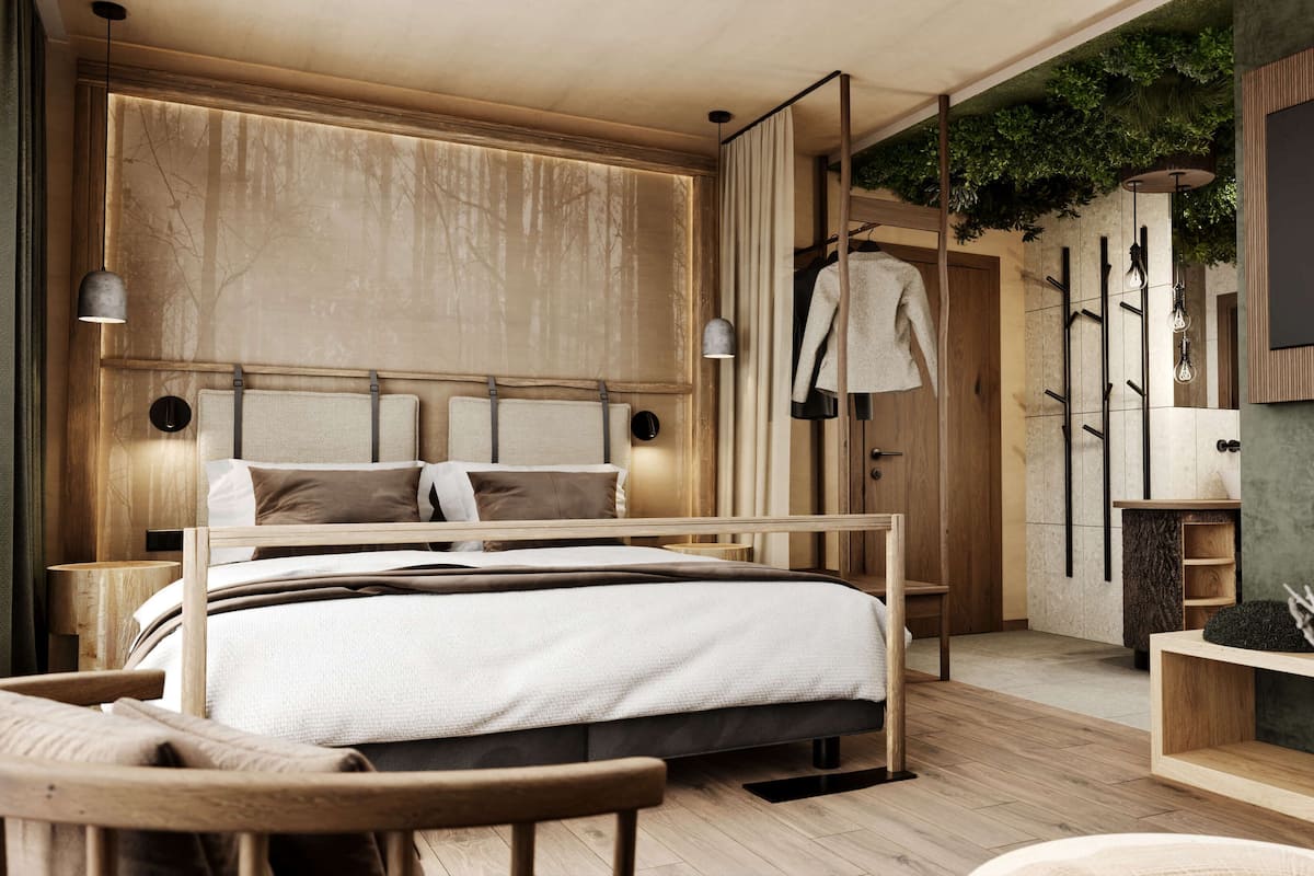1 chambre, literie hypoallergénique, chambres insonorisées