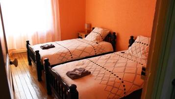 2 bedrooms, iron/ironing board, travel crib, WiFi