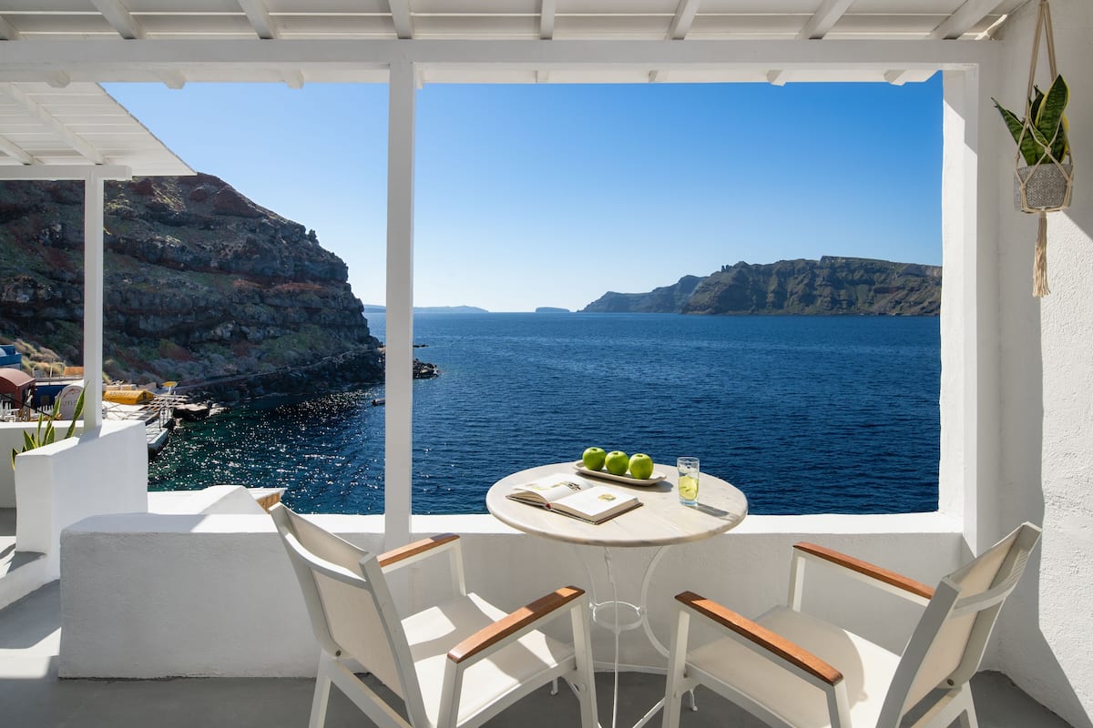 Junior Suite semi-private balcony sea view | Terrace/patio