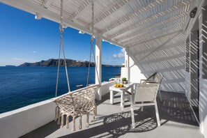 Executive suite, uitzicht op zee | Terras