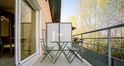 Vue sur le golf chez les grats - clim - piscine