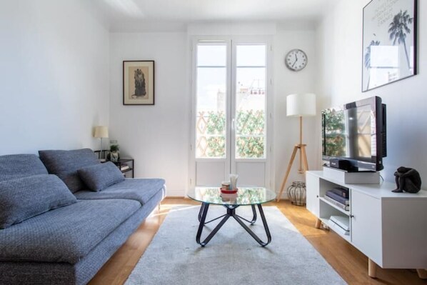 Living area - Joli 2 Pièces Avec Balcon (Boulogne-Billancourt)