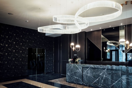 Recepción. Hotel Panoramic Mamaia