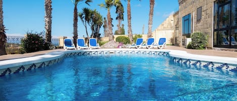 Family House, Multiple Bedrooms, 2 Bathrooms (Zest Gozitan Villa & Pool) | Pool | Outdoor pool