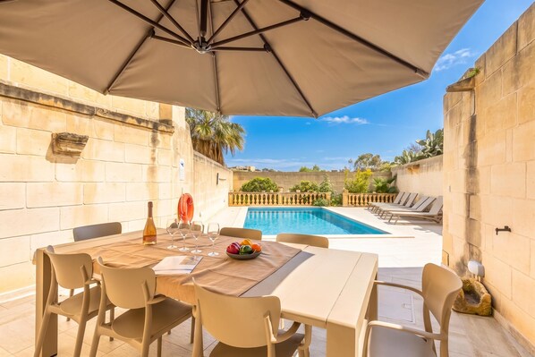 Family House, 5 Bedrooms, Microwave (Surwig Gozitan Villa & Pool) | Pool | Outdoor pool - Surwig Gozitan Villa & Pool (Kercem)