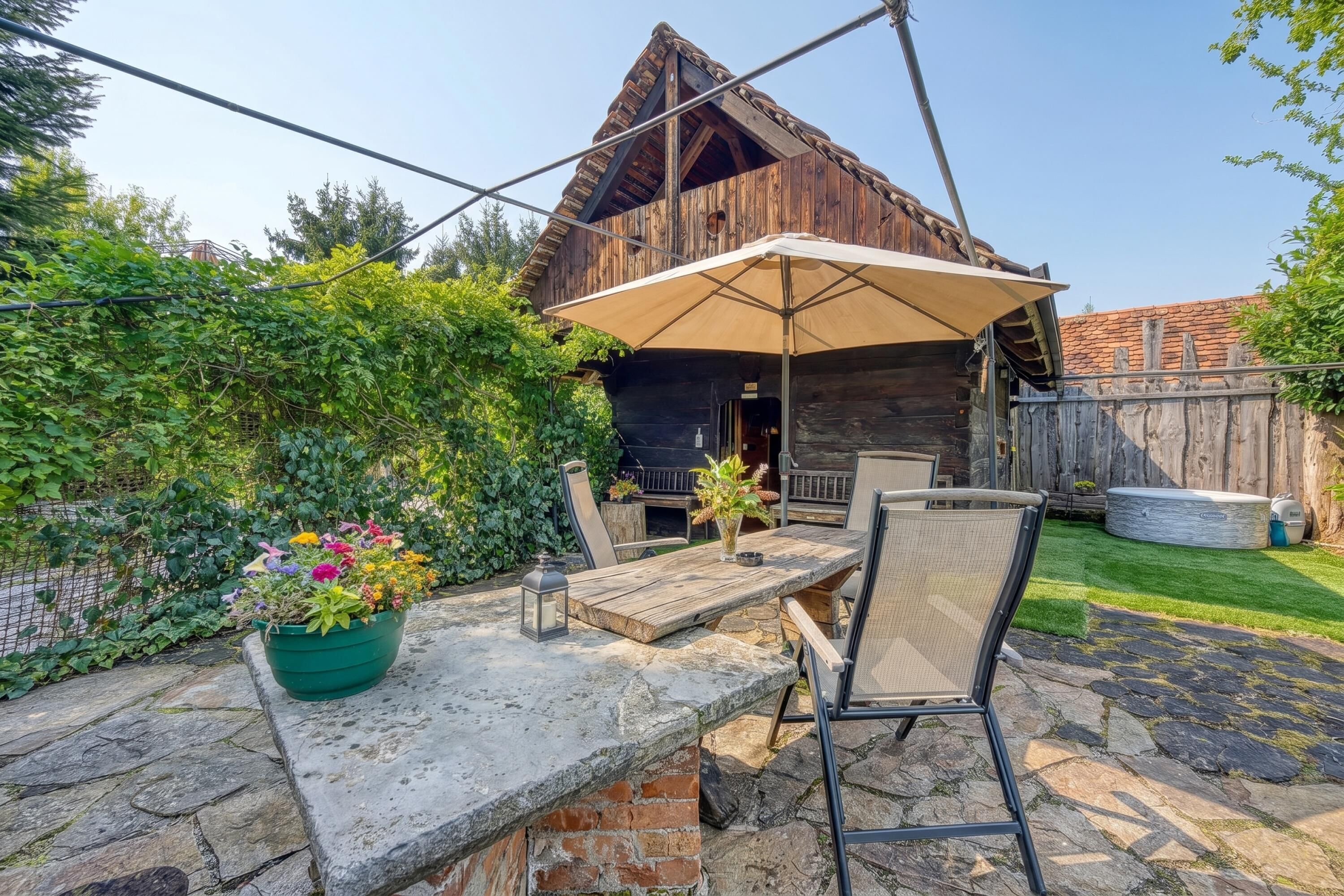 Chalet familiare, 1 camera da letto, balcone (Sweet Dream Cottage) | Ristorazione all'aperto