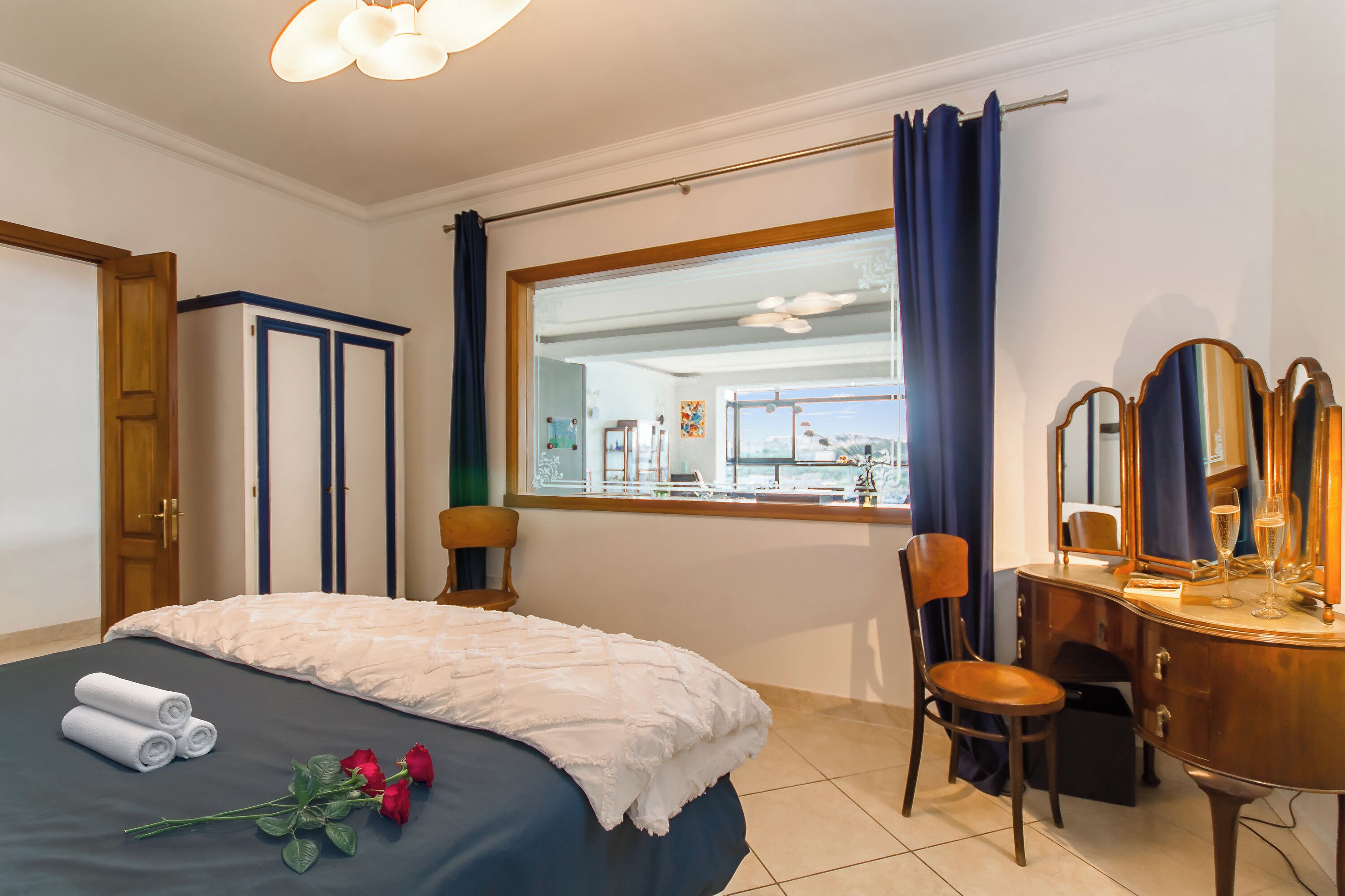 Family Apartment, Multiple Bedrooms, 2 Bathrooms (A Magnificent Sunny Seafront Apart) | 2 bedrooms, free WiFi, bed sheets