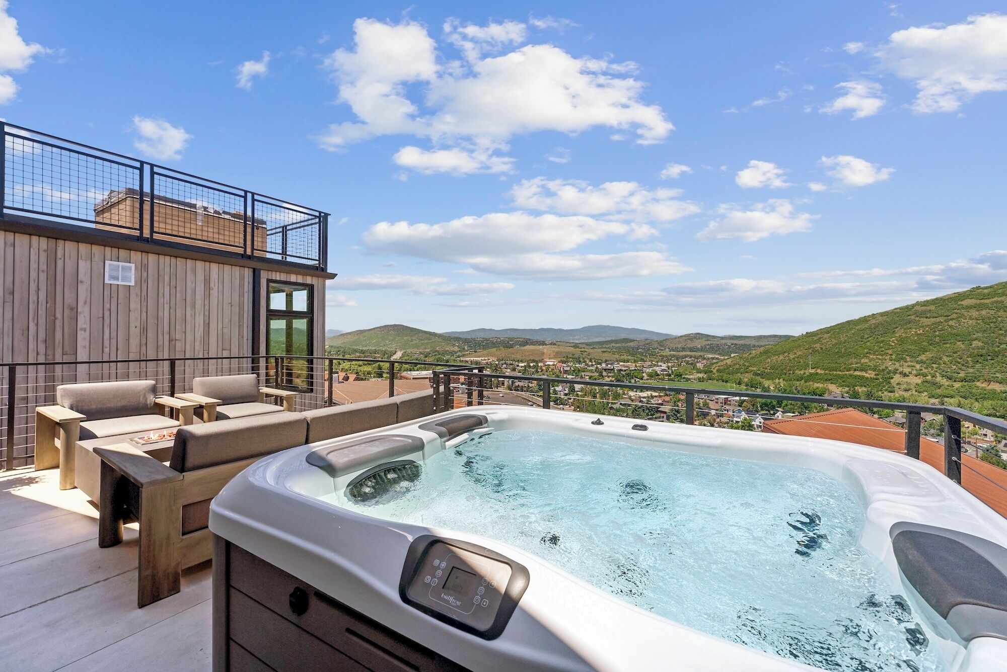 Bain à remous extérieur