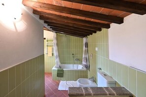 Shower, hair dryer, bidet, towels - The house in the village (Massa)