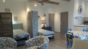 Iron/ironing board, travel cot, free WiFi, bed sheets - Cottage in Provence Luberon with swimming pool (Cabrières-d'Avignon)