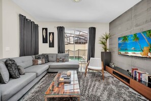 Televisión y oficina 