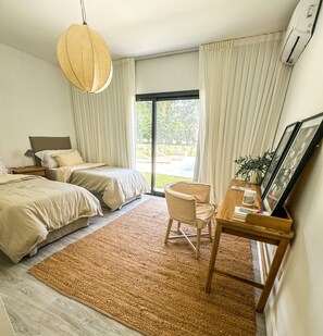 4 chambres, accès au Wi-Fi (inclus), literie fournie