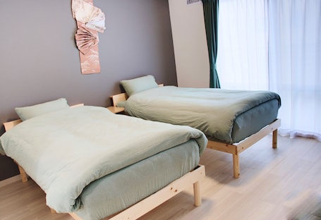 1 habitación, ropa de cama de alta calidad y cubrecamas