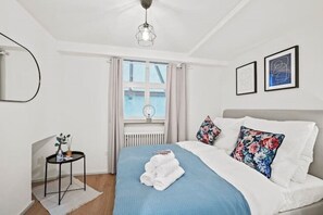 1 soverom, strykejern/-brett, wi-fi og sengetøy