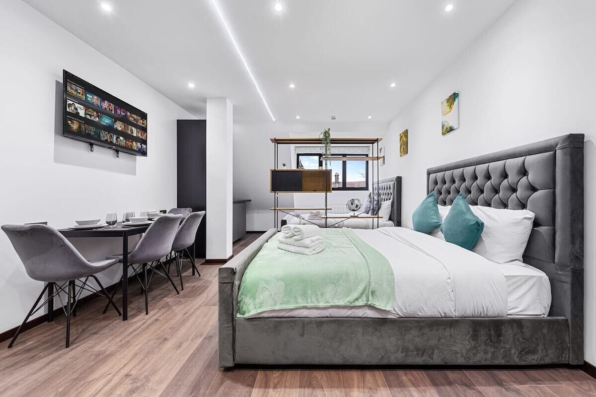 1 soveværelse, strygejern/strygebræt, Wi-Fi, sengetøj