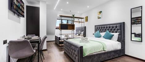 1 間睡房、熨斗/熨衫板、Wi-Fi、床單