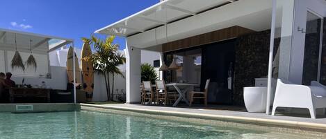 Una piscina climatizada