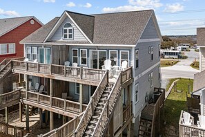 Exterior - C Breeze #160 - 4BD Oceanfront Duplex w/ Beach Views & Private Beach Access! (North Topsail Beach)
