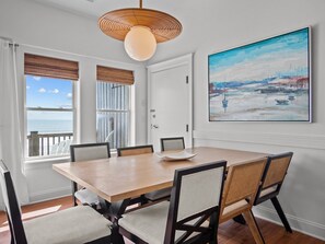 Dining - C Breeze #160 - 4BD Oceanfront Duplex w/ Beach Views & Private Beach Access! (North Topsail Beach)