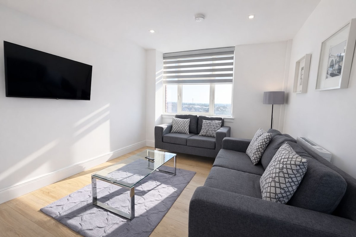 Standard Apartment | Living area | 43-inch Smart TV with cable channels
