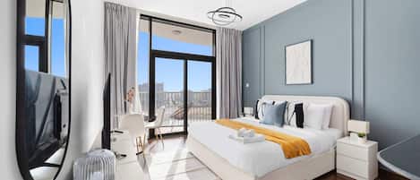 Egyptian cotton sheets, premium bedding, in-room safe