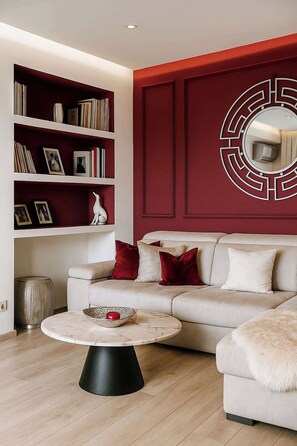 Een televisie en een kantoor