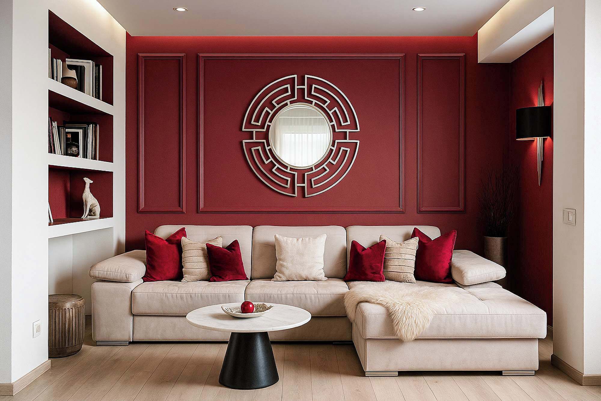 Una televisión, una oficina