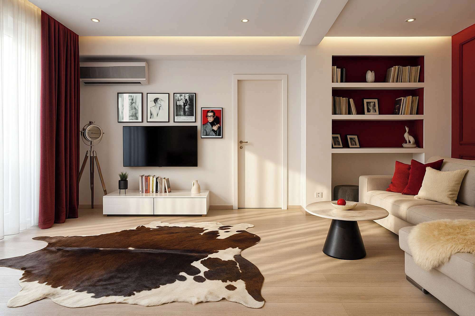 Televisión, oficina