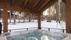 Utendørs boblebad