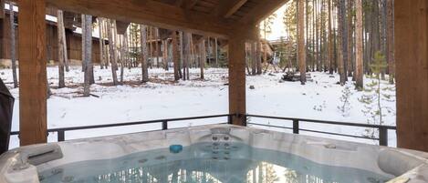 Idromassaggio all'aperto