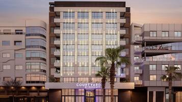 Vue depuis lâhĂ©bergement