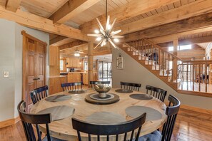 House (3 Bedrooms) | Interior - Spacious Maggie Valley Cabin w/ Waterfall On-site! (Maggie Valley)