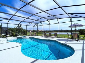 House, 5 Bedrooms | Pool | A heated pool - Cozy Family Friendly Pool Home With Game Room 5 Bedroom Home by RedAwning (Davenport)