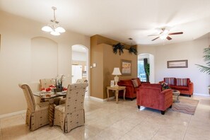 House, 4 Bedrooms | Living area - Cozy 4 Bed Pool Home With Spa 4 Bedroom Home by RedAwning (Davenport)