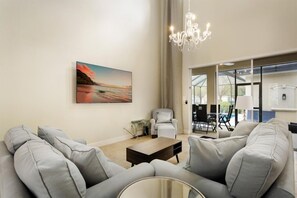 House, 5 Bedrooms | Living area - Beautiful 5 Bed Pool Home In Reunion 5 Bedroom Home by RedAwning (Kissimmee)