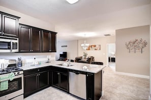 Private kitchen - Pool Home Great Location Close To Disney 5 Bedroom Home by RedAwning (Davenport)