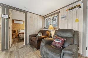 Cabin, 2 Bedrooms | Living area | Smart TV
