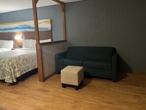 Sviitti, 2 keskisuurta parisänkyä, tupakointi kielletty | Työpöytä, pimennysverhot, silitysrauta/-lauta, ilmainen Wi-Fi