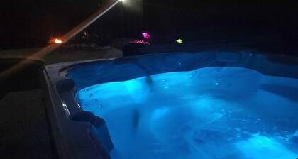 Centrally located WITH a pool and hot tub!