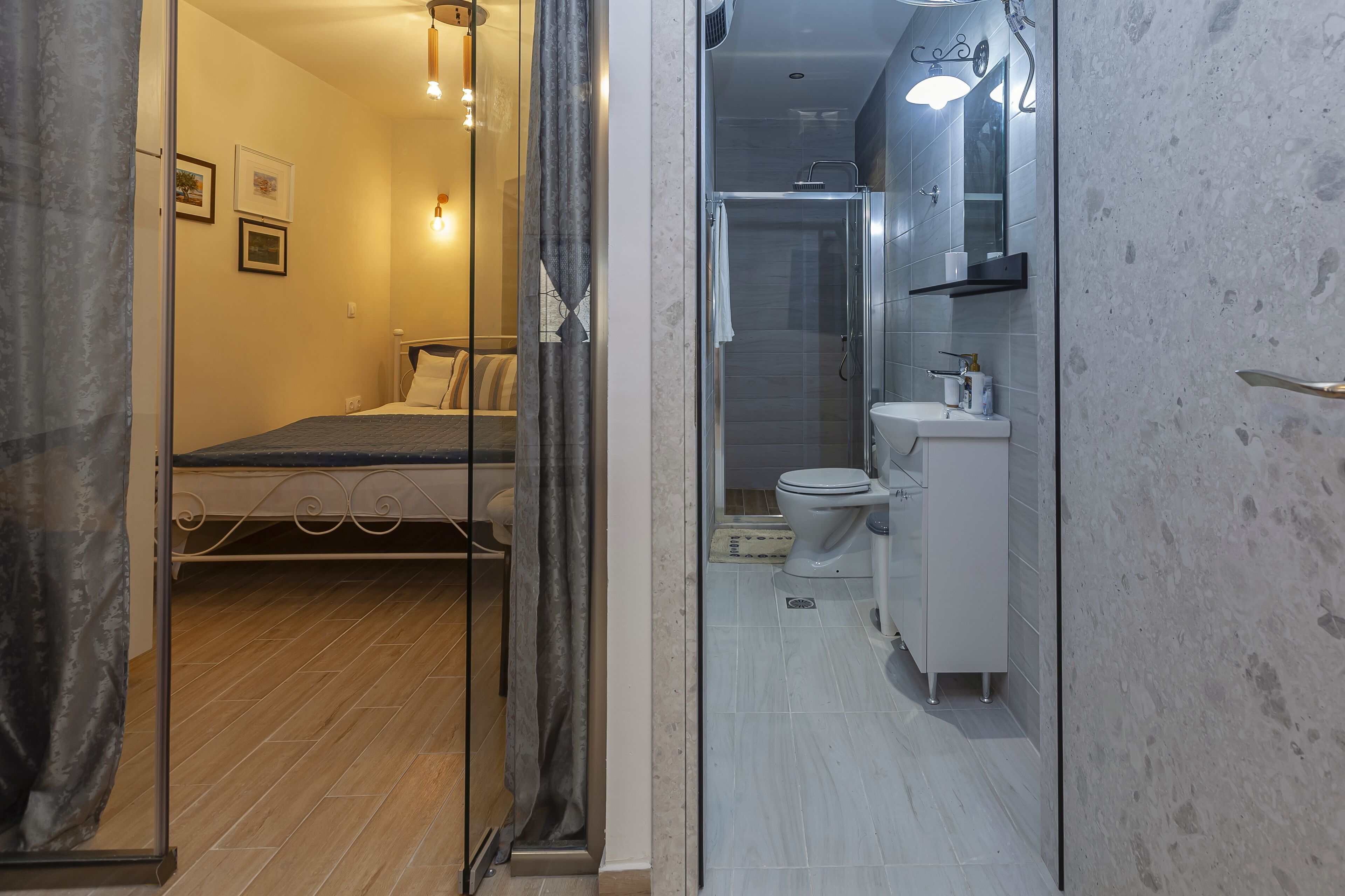 1 dormitorio, tabla de planchar con plancha, wifi gratis