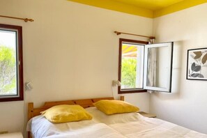 1 غرفة نوم وواي فاي وملاءات أسرّة