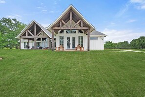 Exterior - Stunning, New Lakefront Home with Private Boat Ramp (Streetman)