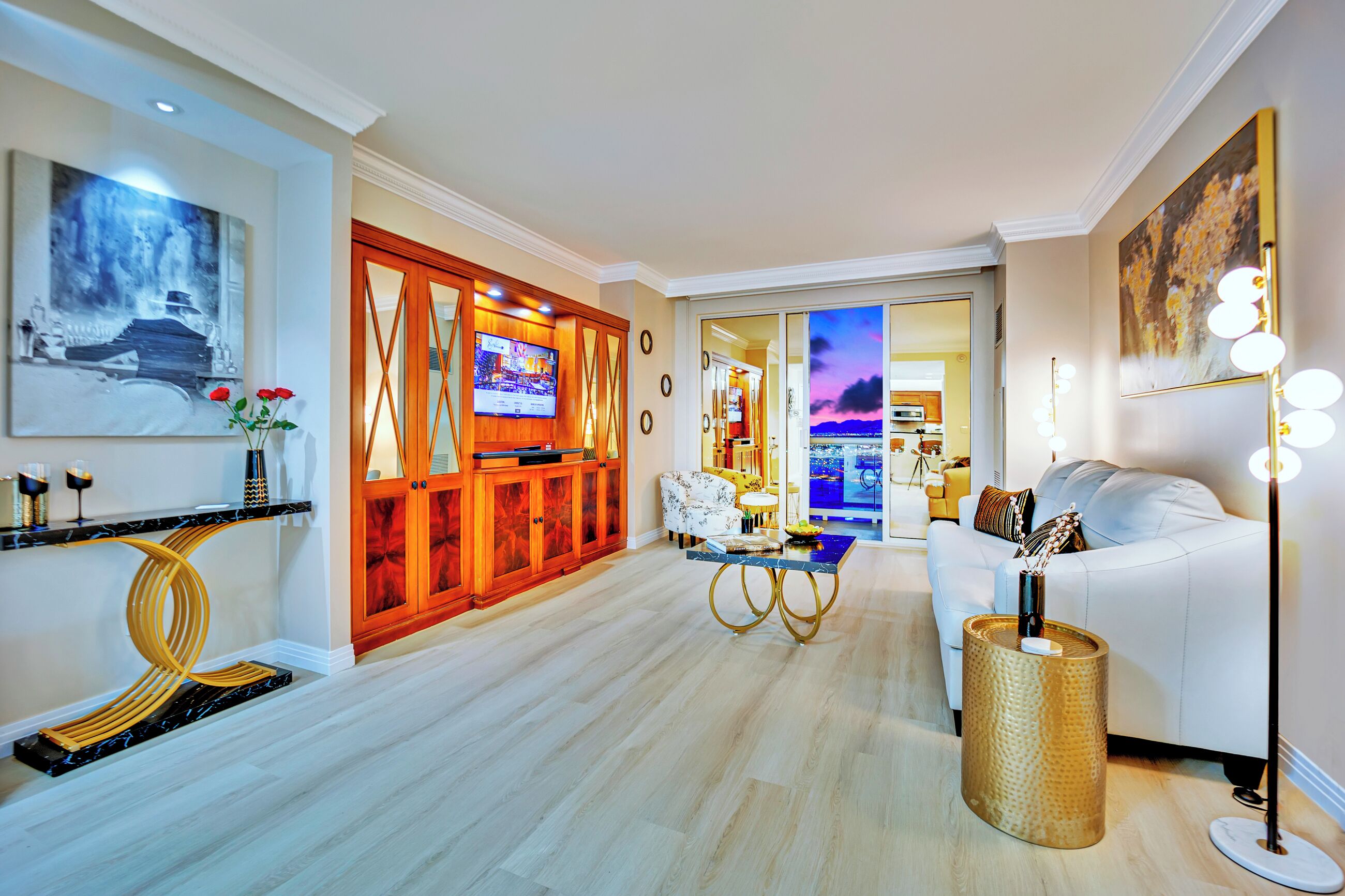 Smart-tv en een stereo